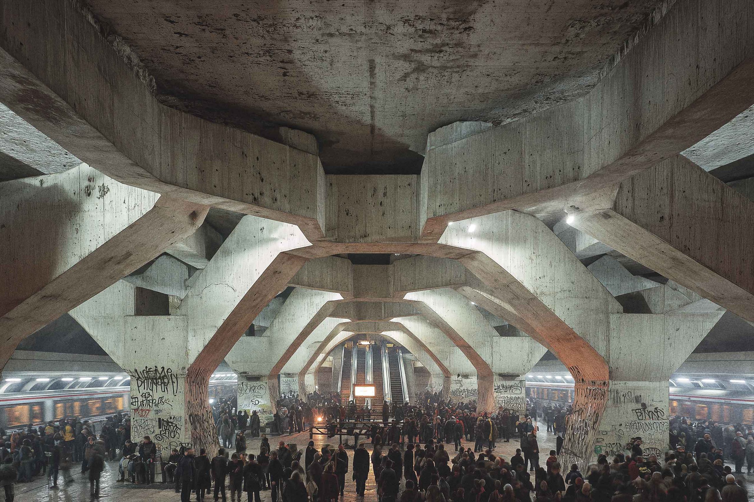 giacomo.drudi_Nighttime_architectural_photograph_of_a_crowded_m_c55e4ace-b8f0-4b63-8265-7e962944e81f